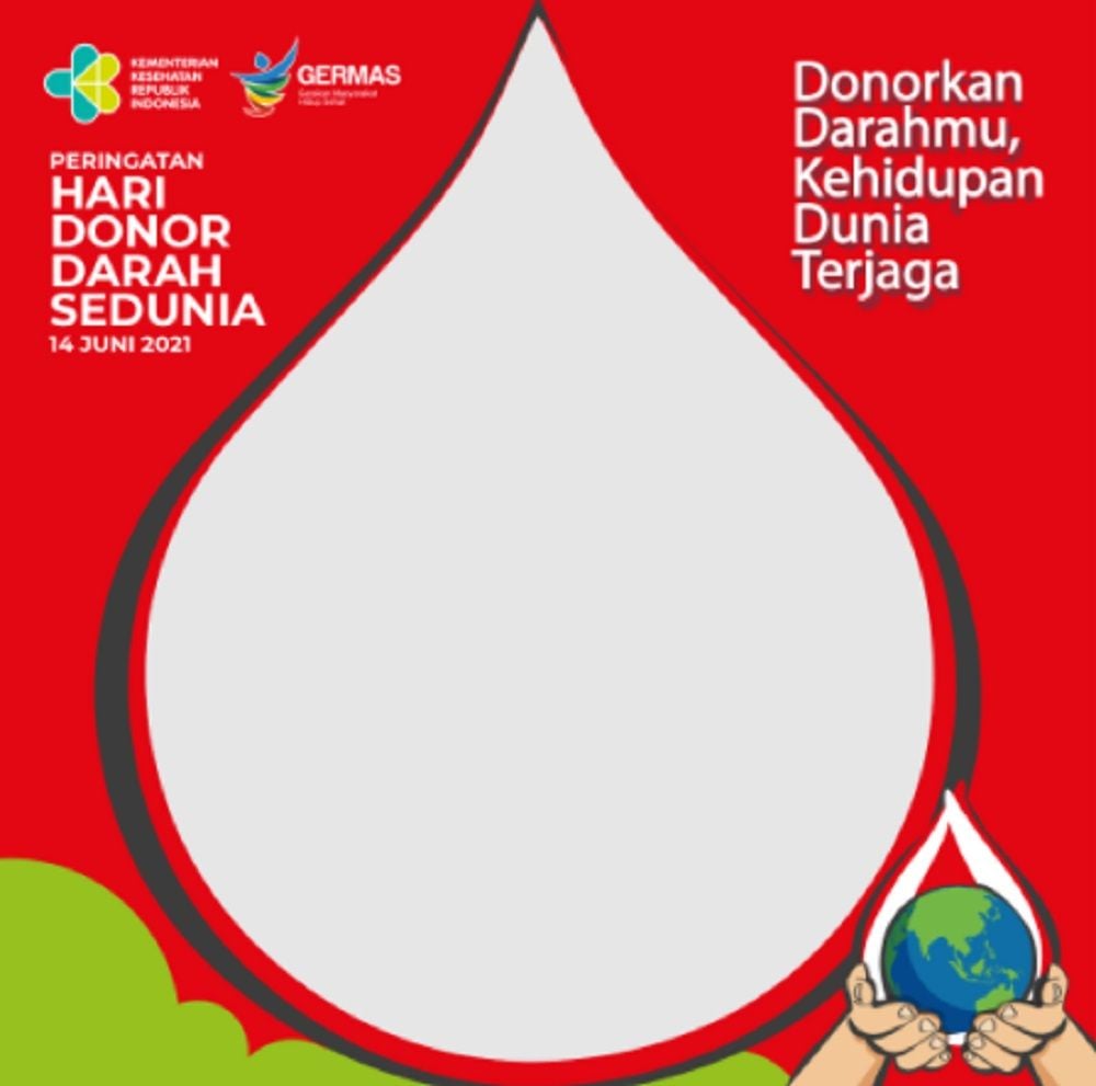 5 Link Twibbon Gambar Ucapan Hari Donor Darah 2021 Beserta Cara Pasangnya