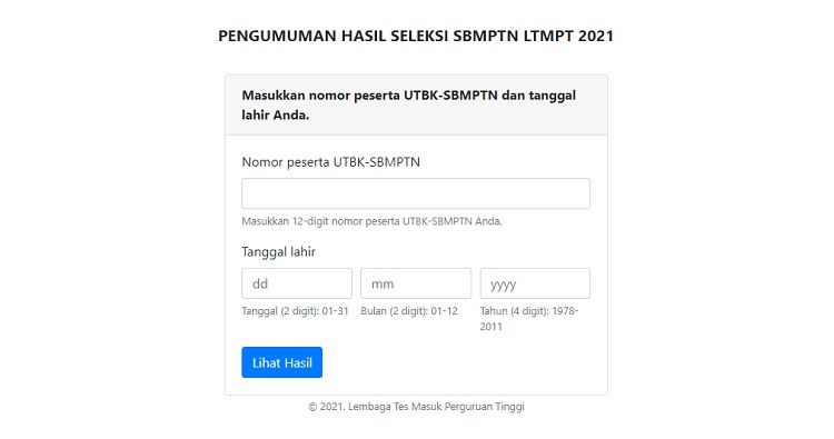 Cara Download Sertifikat UTBK 2021 PDF, Langkah Unduh Sertifikat SBMPTN ...