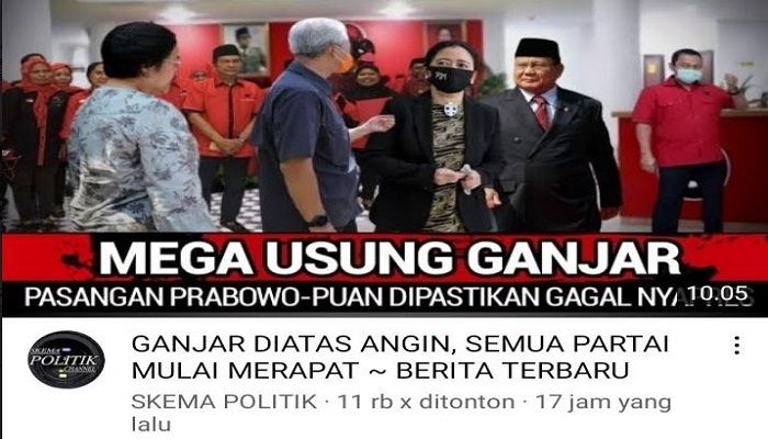 Ketua Umum Partai Demokrasi Indonesia Perjuangan (PDIP) Megawati Soekarnoputri diklaim telah mengusung  Ganjar Pranowo di Pilpres 2024 