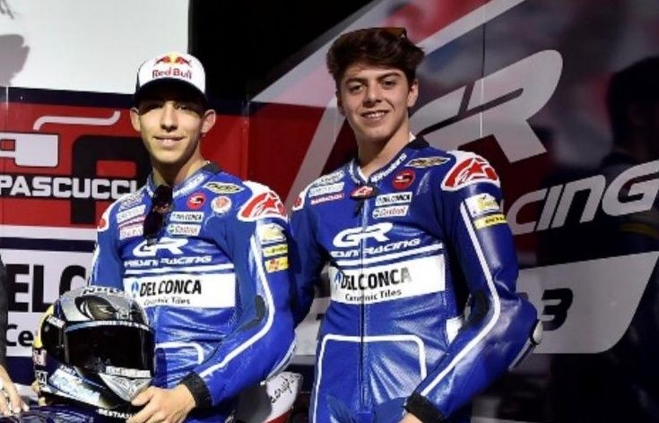 Diggia dan Bastianini tahun 2016 balap Moto3 bersama Gresini Racing