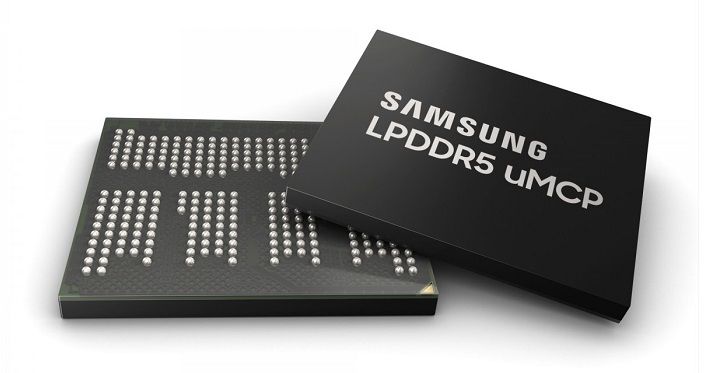 Samsung LPDDR5 uMCP.