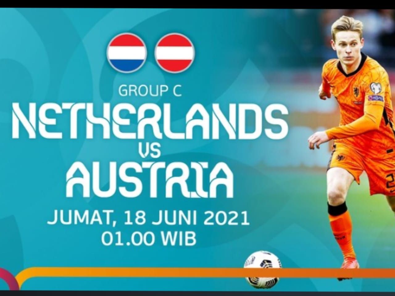 Live streaming euro belanda vs