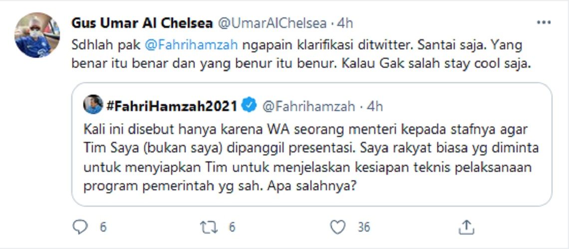 Gus Umar Semprot Fahri Hamzah yang Selalu Klarifikasi Permasalahan di Akun Media Sosialnya