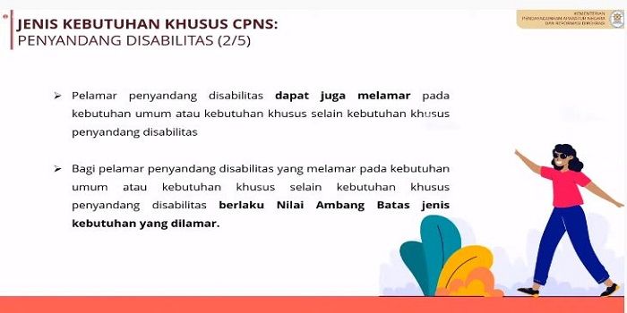 Pendaftaran Cpns 2021 Berikut Syarat Untuk Penyandang Disabilitas Kabar Lumajang