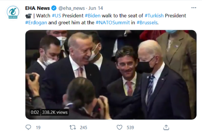 Erdogan dan joe Biden./*