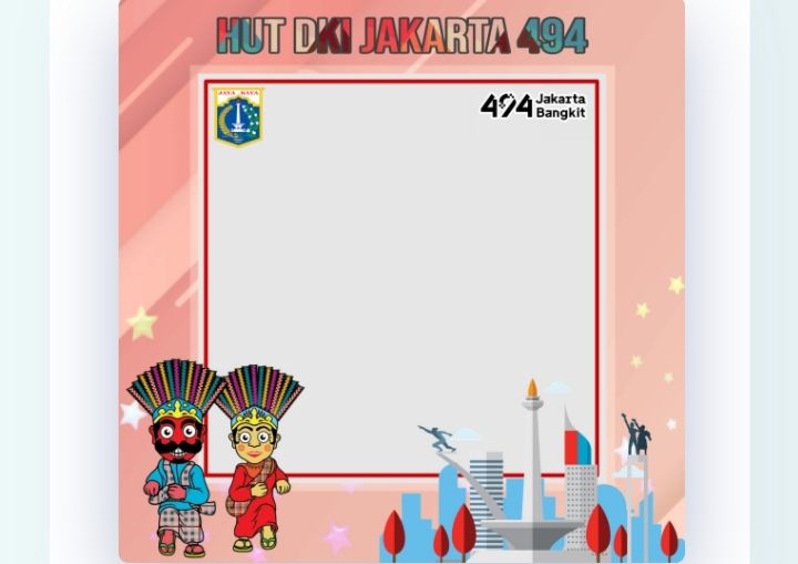 Spanduk HUT Jakarta ke 494