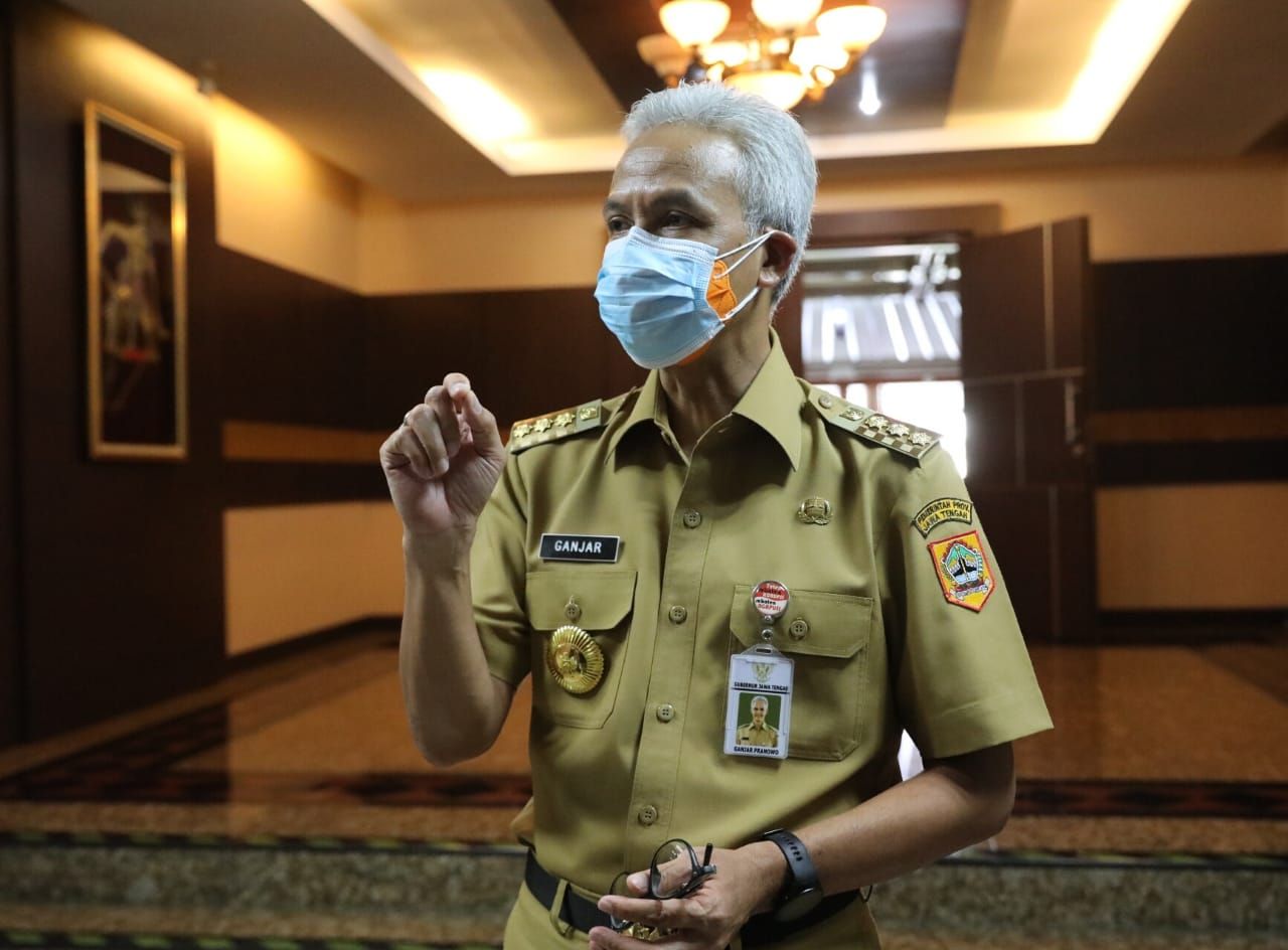 Pastikan Stok Oksigen di RS Jateng Aman, Ganjar Sigap Gelar Rapat Dengan Samator