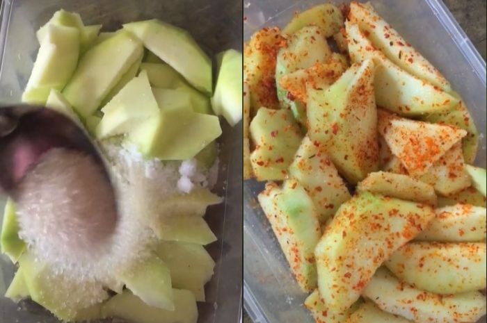 Ingin Coba Rujak Mangga Yang Lagi Viral Di Tiktok Begini Ternyata Cara