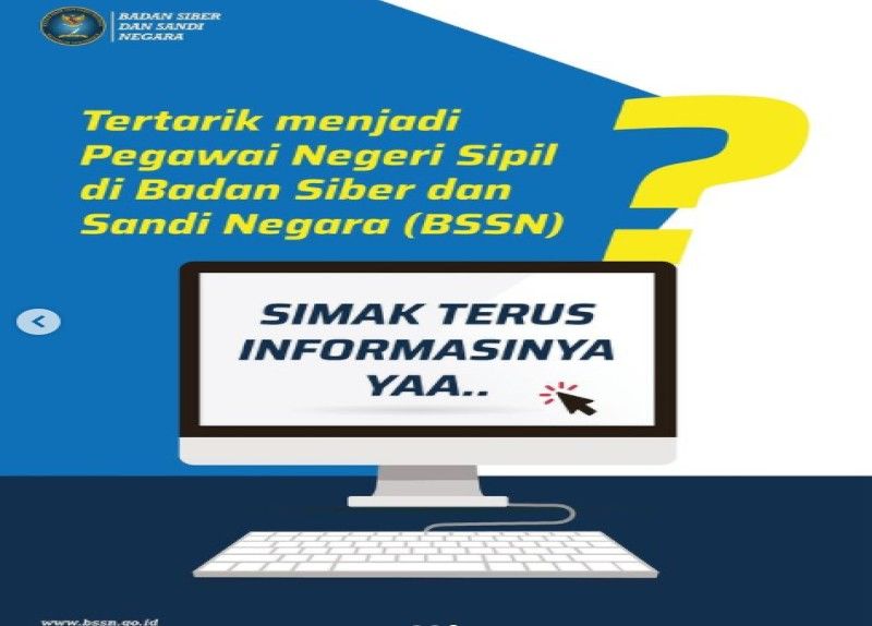 105 Formasi Cpns 2021 Di Badan Siber Dan Sandi Negera Bssn Buat Lulusan D3 D4 Dan S1 Cek Syarat Selengkapnya Metro Lampung News