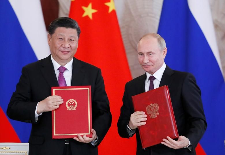 Ilustrasi. Kerjasama Perdamaian dan Persahabatan Tiongkok - Rusia