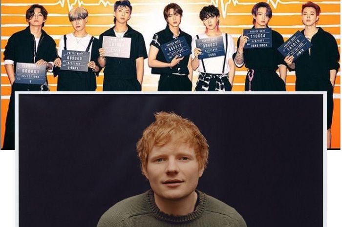 Ed Sheeran beri bocoran soal judul lagu terbaru BTS ‘Permission to Dance’ kepada ARMY lewat Instagram Story.