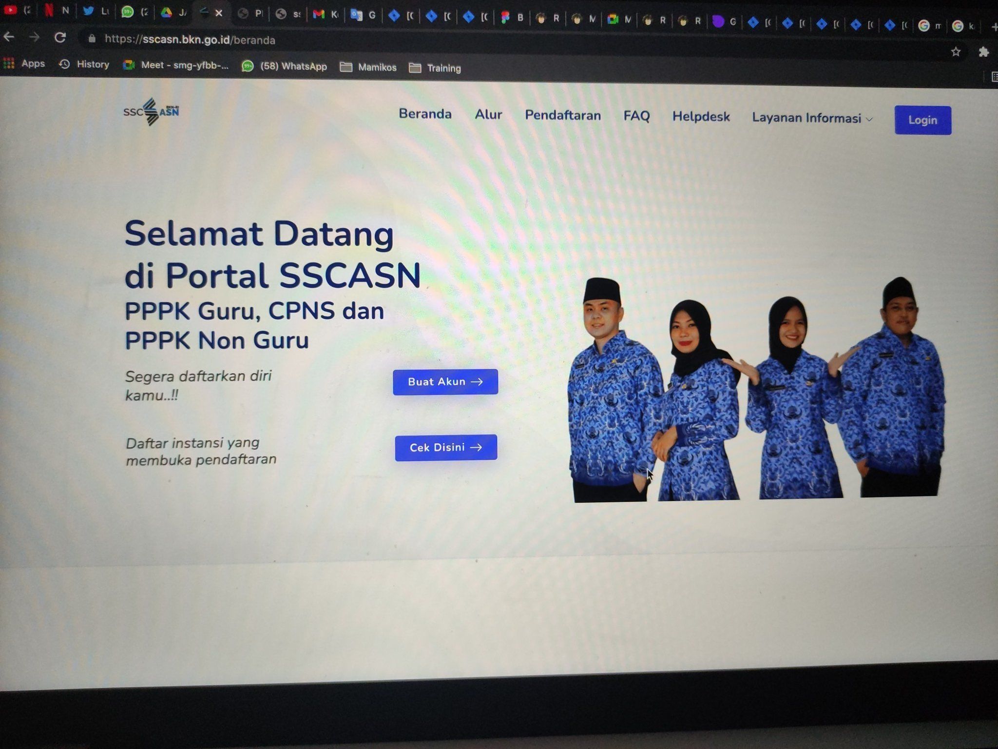 Heboh Tampilan Website Penerimaan Cpns Disebut Asn Yaman Ferdinand Kok Gak Ada Ciri Khas Indonesia Mantra Sukabumi