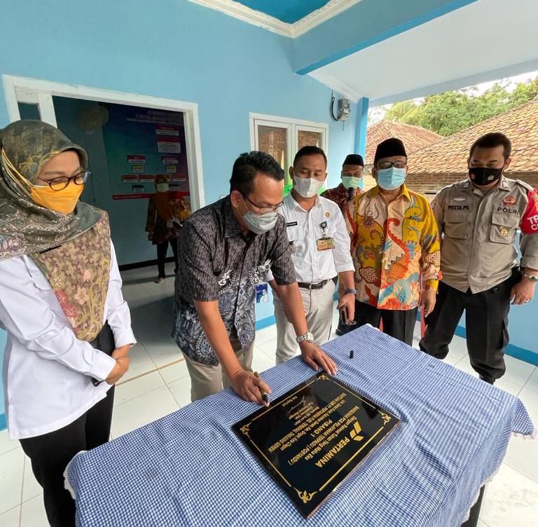  mempermudah akses terhadap fasilitas kesehatan bagi masyarakat, PT Pertamina (Persero) kembali membangun Pos Pelayanan Terpadu (Posyandu) di Kelurahan Gerem, Kecamatan Gerogol, Cilegon, Banten