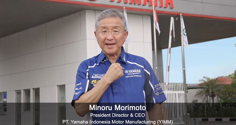 President Director & CEO PT Yamaha Indonesia Motor Manufacturing (YIMM) Minoru Morimoto