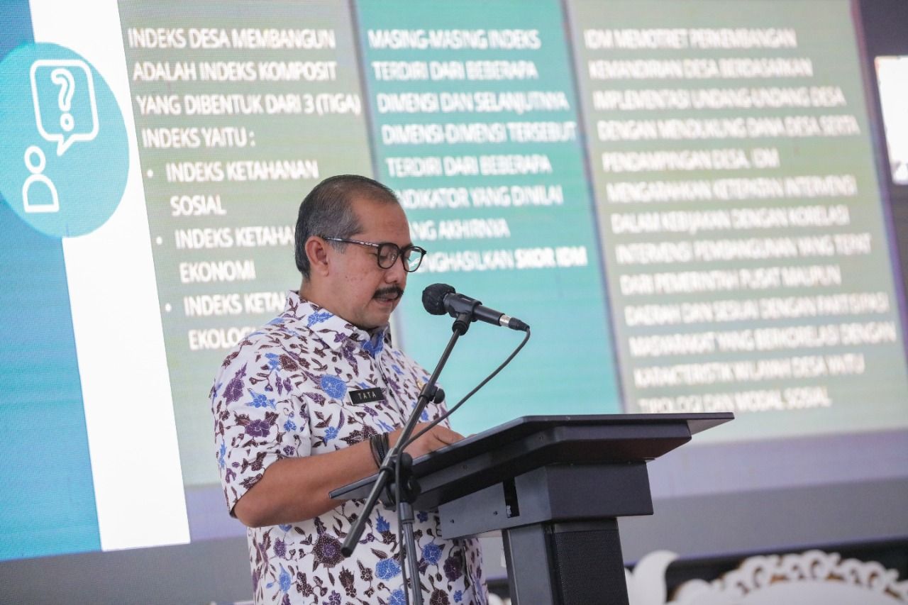 Tata Irawan kepala DPMD Kabupaten Bandung