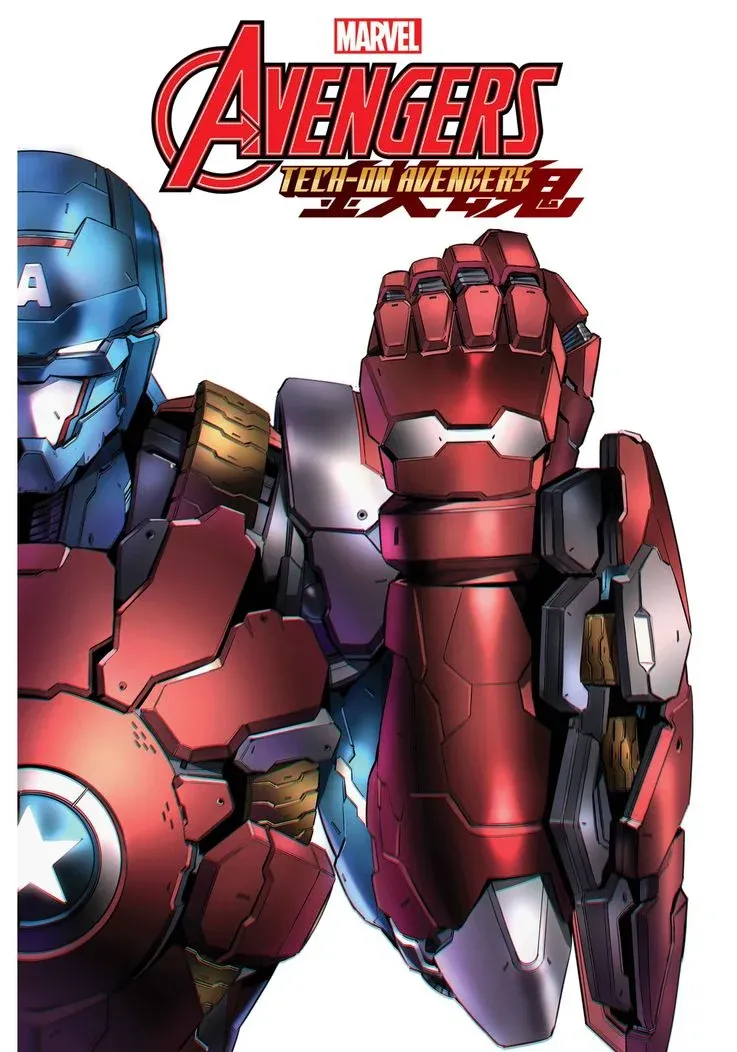 Captain America dengan baju armor canggih.