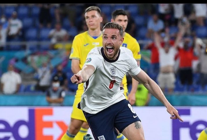 Gol Perdana Jordan Henderson Bawa Kemenangan Inggris atas Ukraina Skor 4-0 di Perempat Final Euro 2020