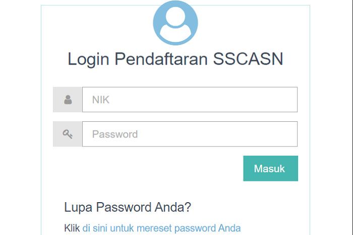Lupa pasword saat login ke sscasn.bkn.go.id ikuti langkah berikut.