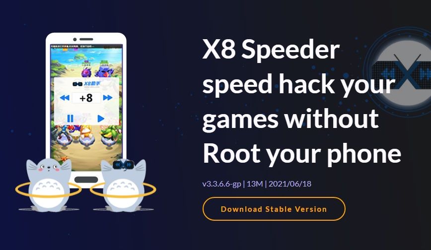Link download aplikasi X8 Speeder terbaru versi 0.3.6.6-GP tanpa iklan untuk beberapa game di android, salah satunya Higgs Domino Island Topbos.