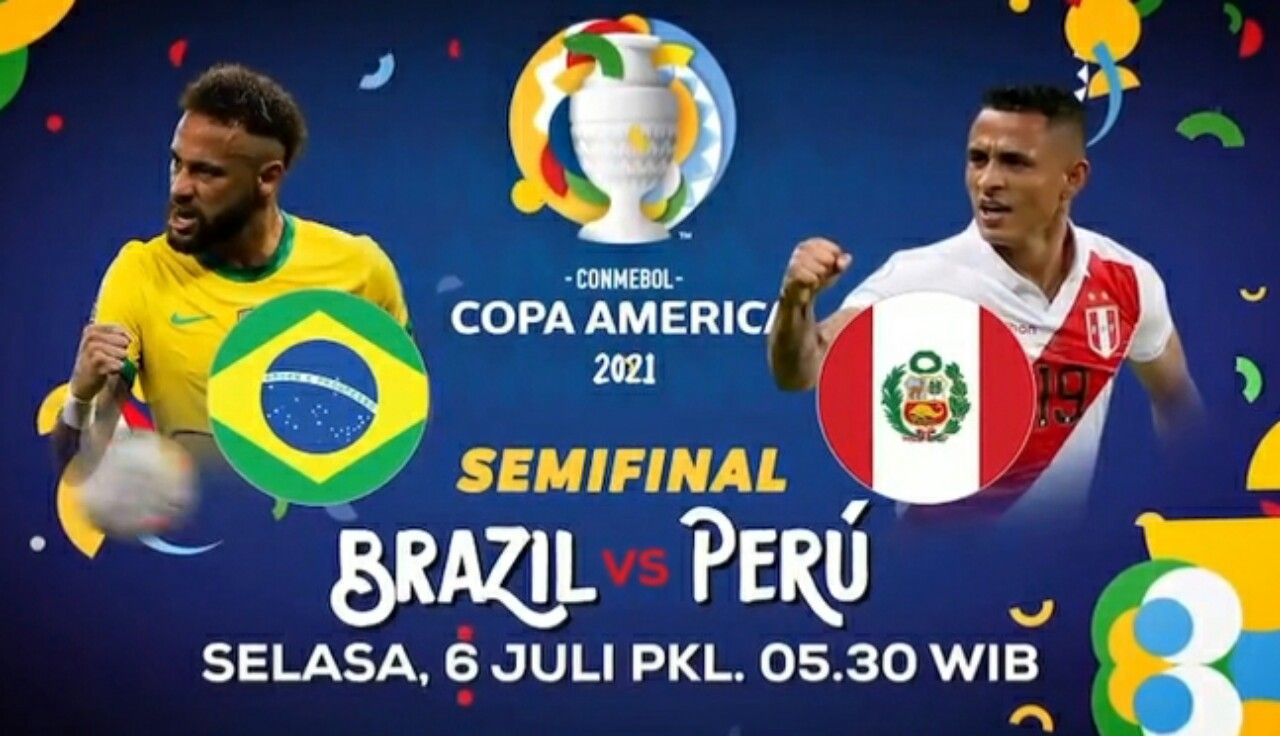  Copa America 2021 babak semifinal di Indosiar