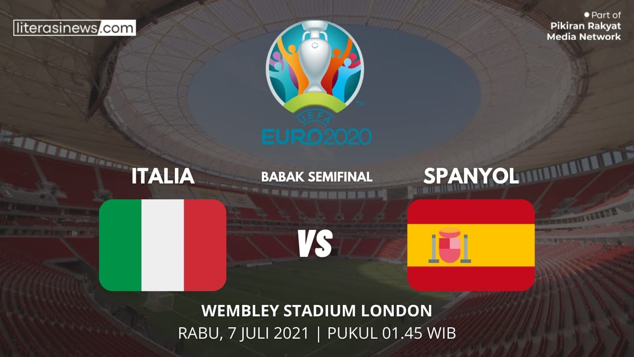 Saksikan Italia vs Spanyol di link RCTI Plus, Mola TV dan MNC pada Rabu 7 Juli 2021  jam 02.00 WIB