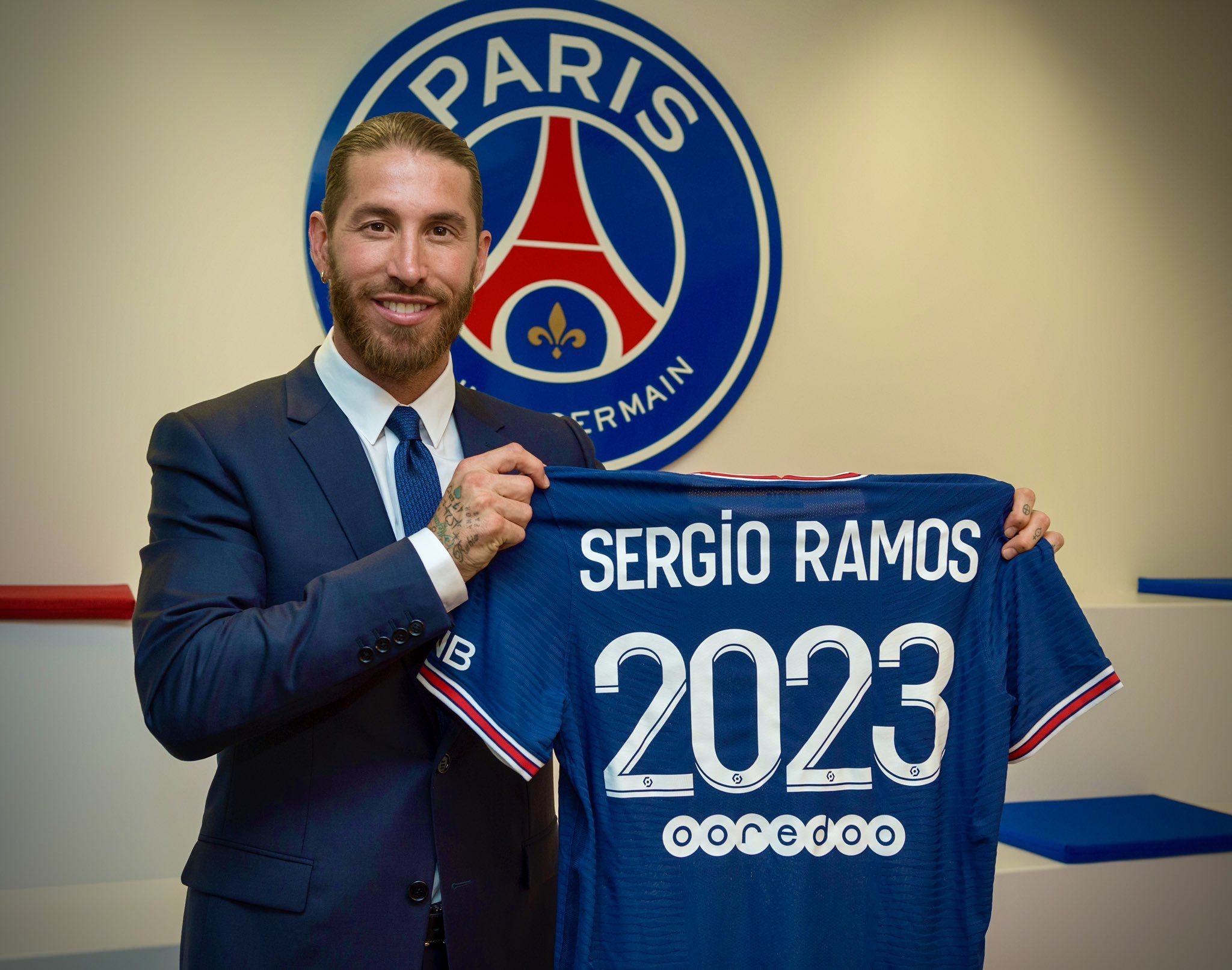 Sergio Ramos mantan pemain Real Madrid yang pindah ke Paris Saint-Germain