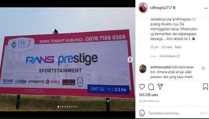 Raffi Ahmad Akan Bangun Sportstainment Terlengkap di Pantai Indah Kapuk - Seputar Tangsel