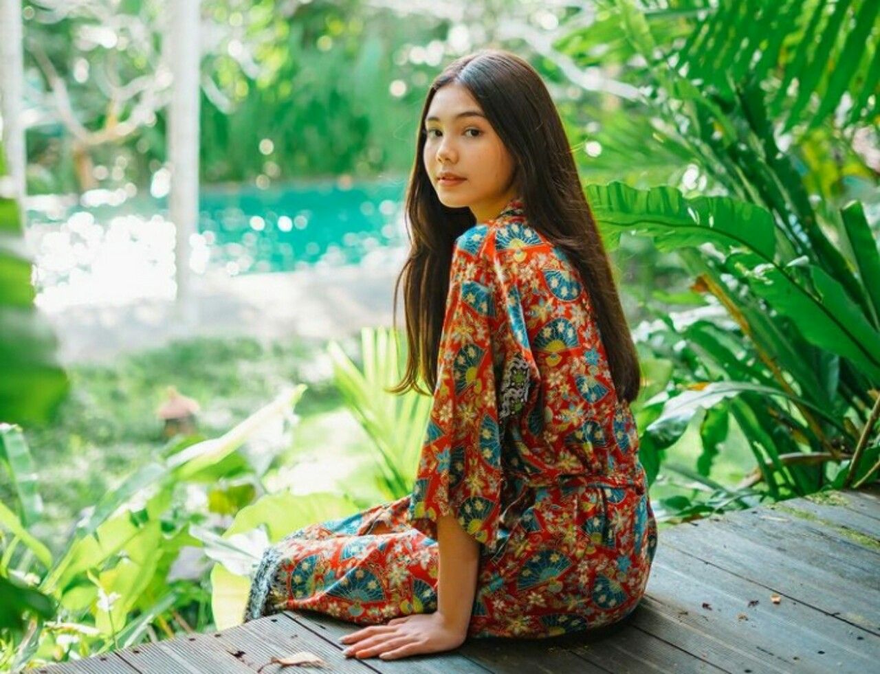 Lea Chiarachel berperan sebagai Naura di Mega Series Suara Hati Nur di Indosiar