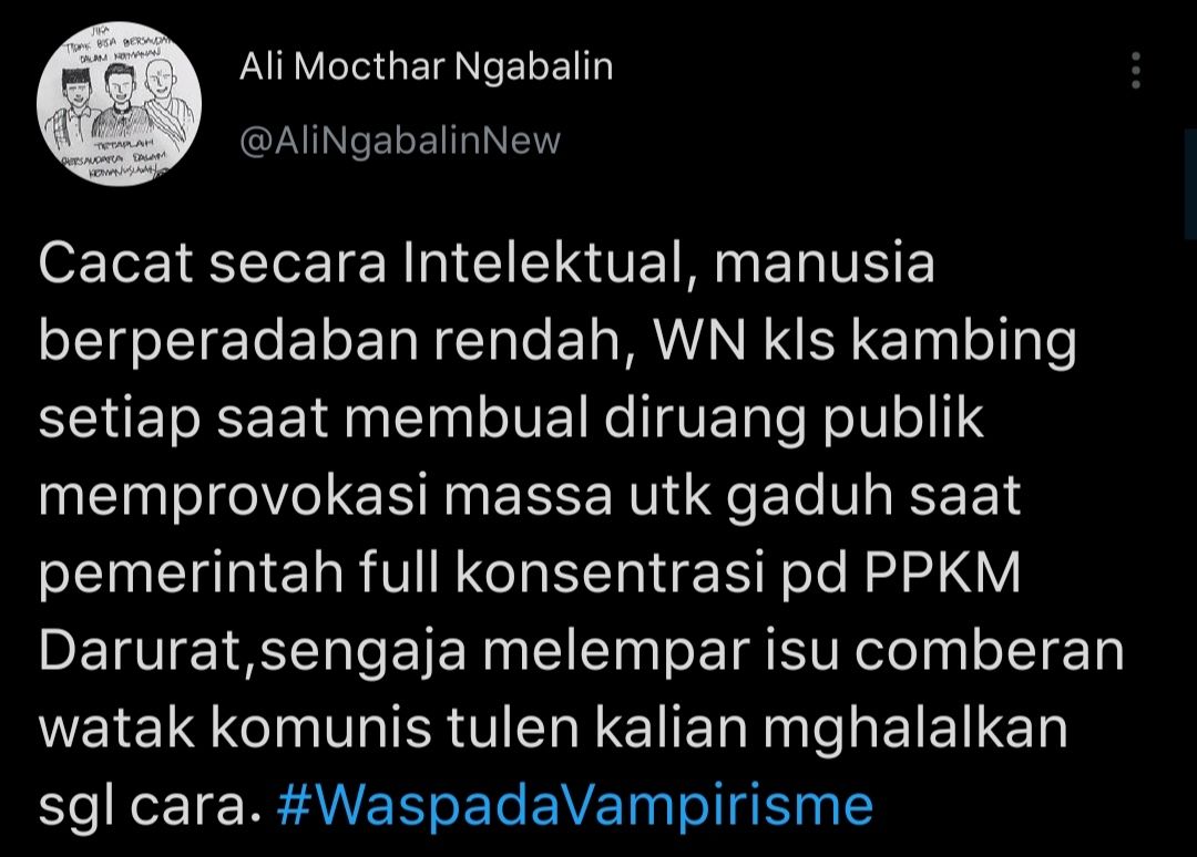 Ali Mochtar Ngabalin melontarkan sentilan pihak-pihak yang mendesak Jokowi mundur dari jabatannya sebagai presiden.
