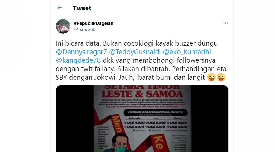 Politisi Partai Demokrat Bandingkan Kinerja dan Ekonomi di Era Jokowi dan SBY: Jauh, Ibarat Bumi dan Langit