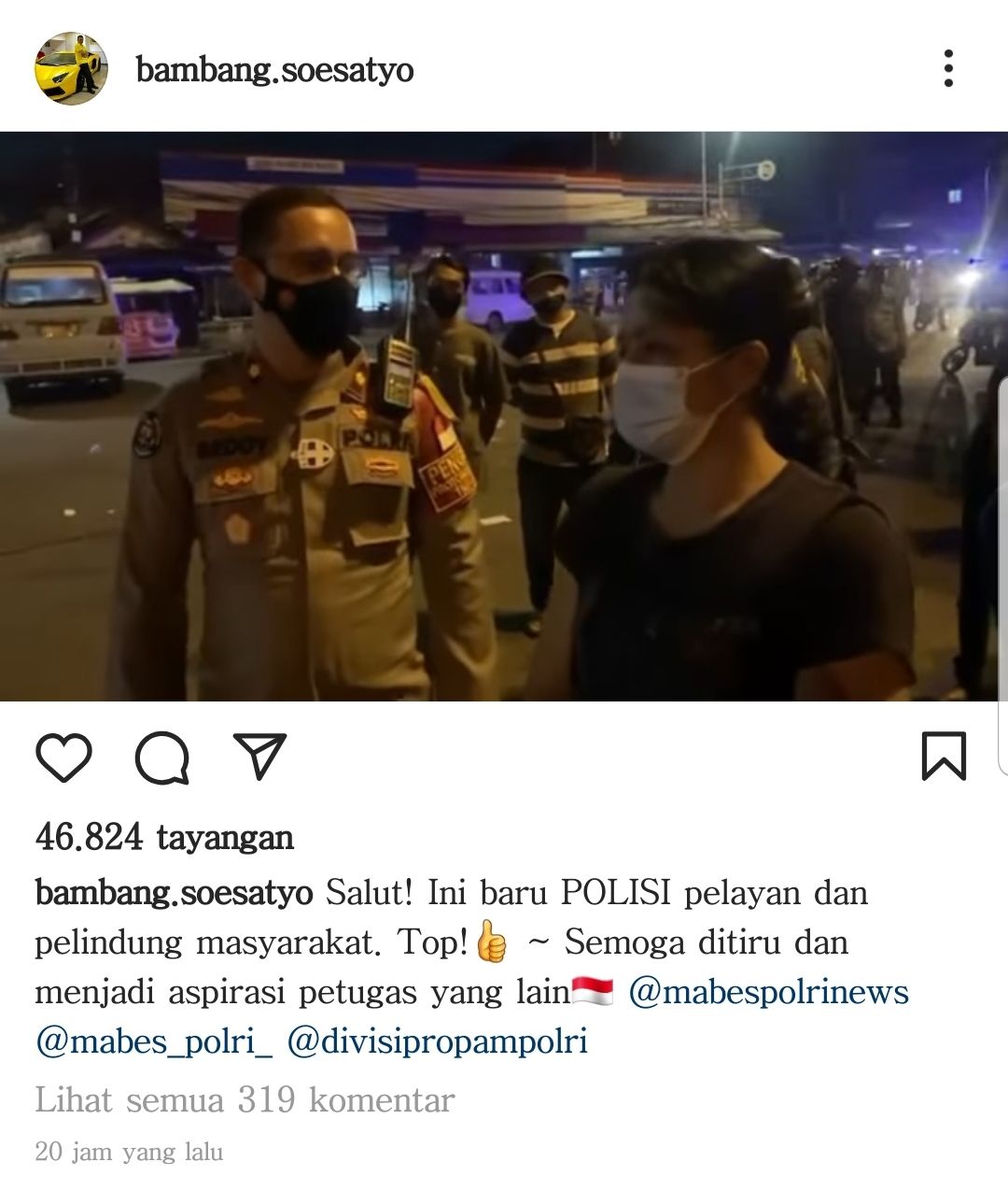Aksi Kompol Beddy di Terminal Pulogadung Viral Dipuji Ketua MPR, Bambang Soesatyo: Salut.