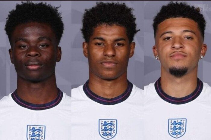 Pemain Timnas Inggris Bukayo Saka, Marcus Rashford, dan Jadon Sancho mendapat serangan rasisme 