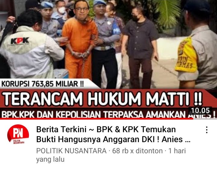 Anies Baswedan Dikabarkan Terancam Hukuman Mati Usai Terlibat Korupsi ...