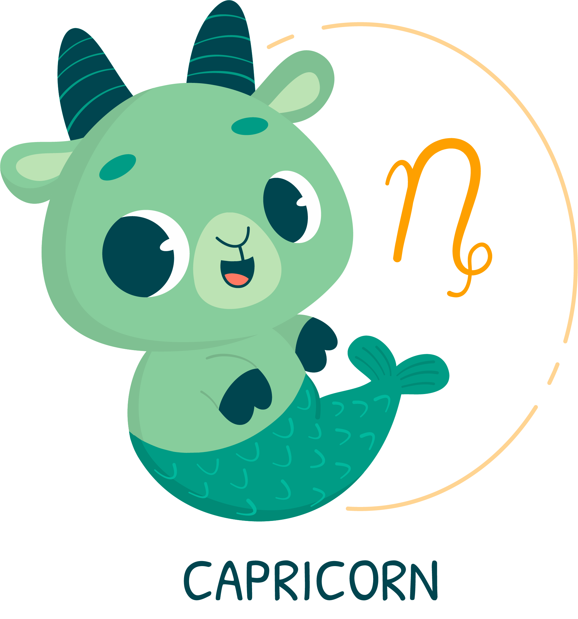 Capricorn, Ilustrasi Ramalan zodiak Capricorn