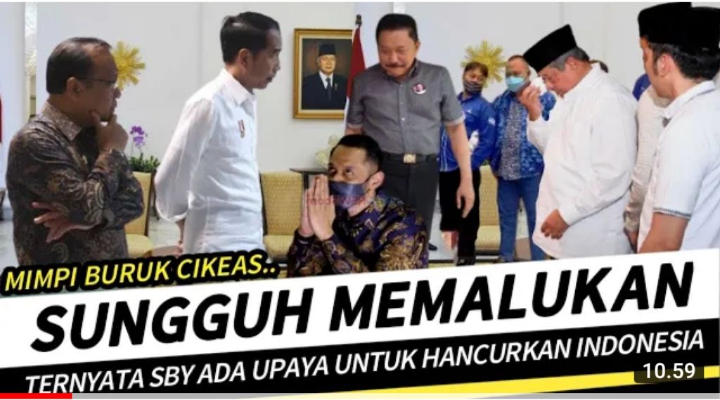 Intelejen ungkap agenda buruk mantan presiden Susilo Bambang Yudhoyono untuk menggulingkan pemerintah