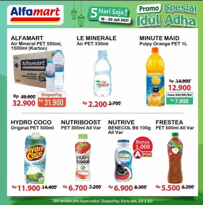Promo Alfamart 16-20 Juli 2021 Spesial Idul Adha.