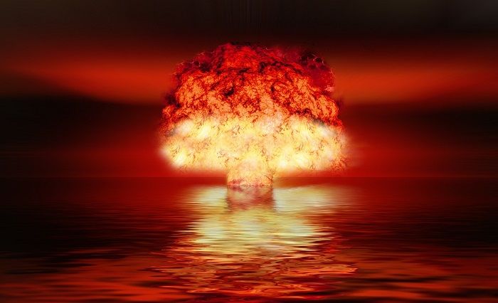 Ilustrasi ledakan nuklir.*  