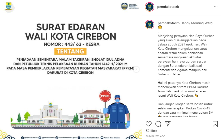 Unggahan Pemda Kota Cirebon.