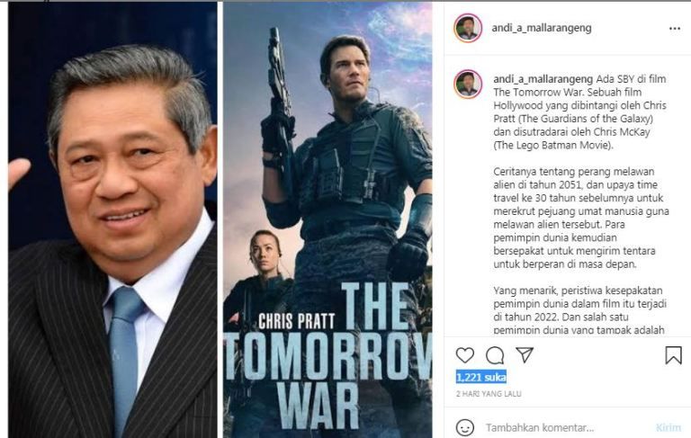 SBY di Film Hollywood The Tomorrow War