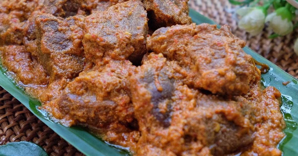 Resep Rendang Daging Sapi Empuk, Asli Minang Warisan