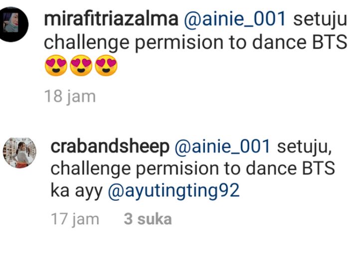 Komentar netizen melihat dance Ayu Ting TIng.