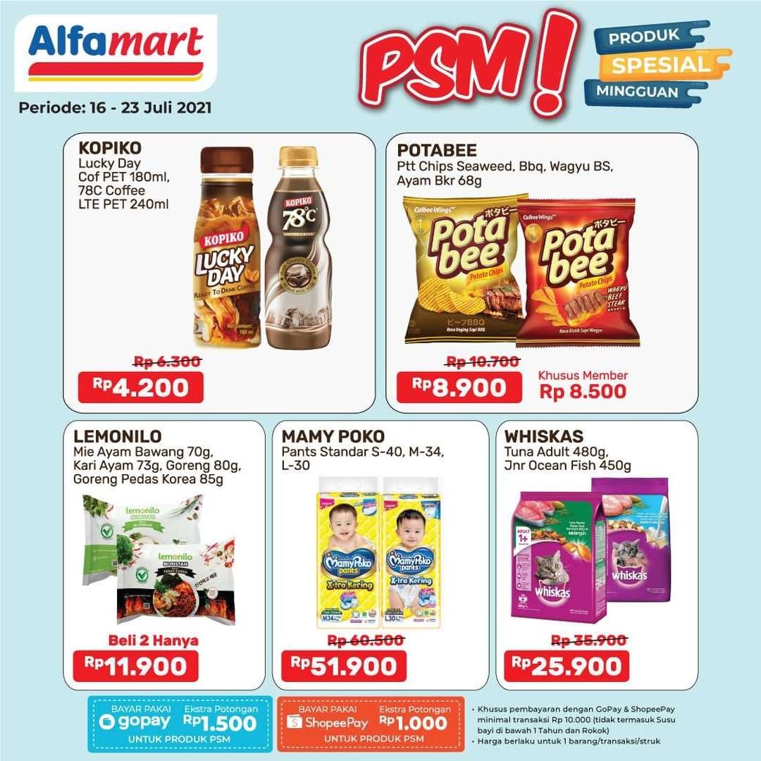 produk spesial mingguan (PSM) Alfamart
