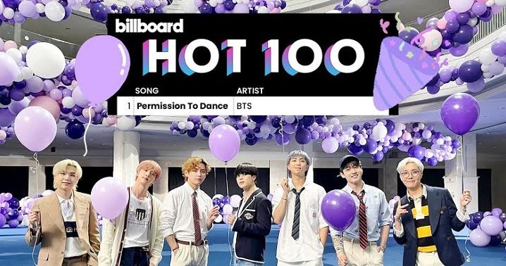 Billboard telah secara resmi mengumumkan bahwa 'Permission to Dance' sebenarnya telah menggeser 'Butter' ke posisi No. 7 sementara mengambil posisi No. itu, pada minggu akhir 15 Juli 2021.
