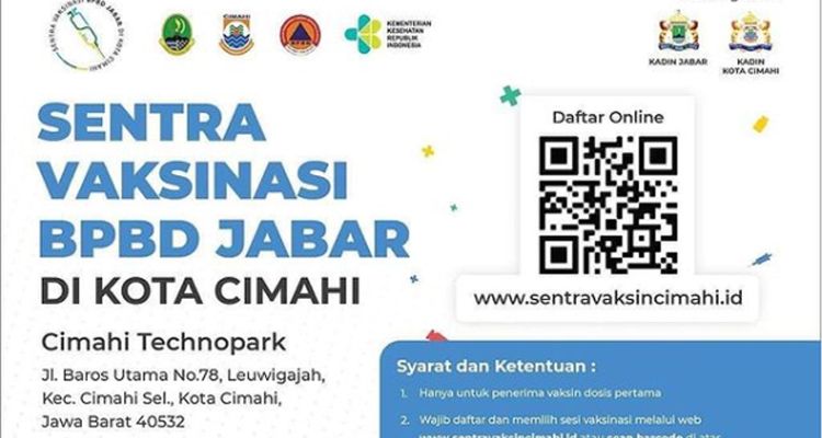 Vaksinasi massal gratis di Cimahi