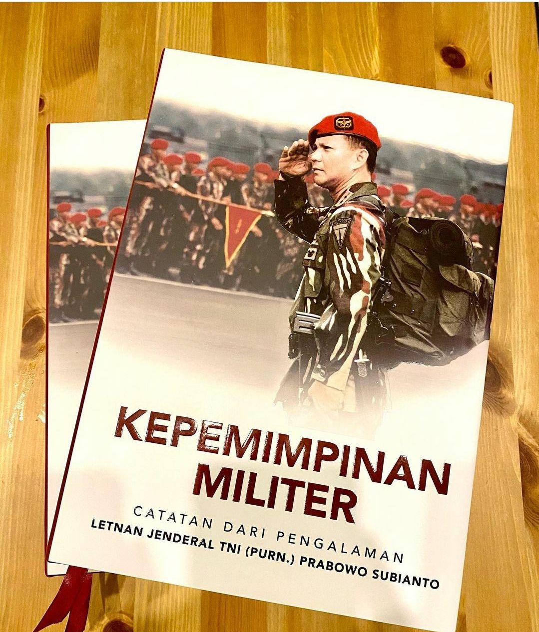 Prabowo RIlis Buku KEPEMIMPINAN MILITER: Pertahankan Merah Putih Sampai ...