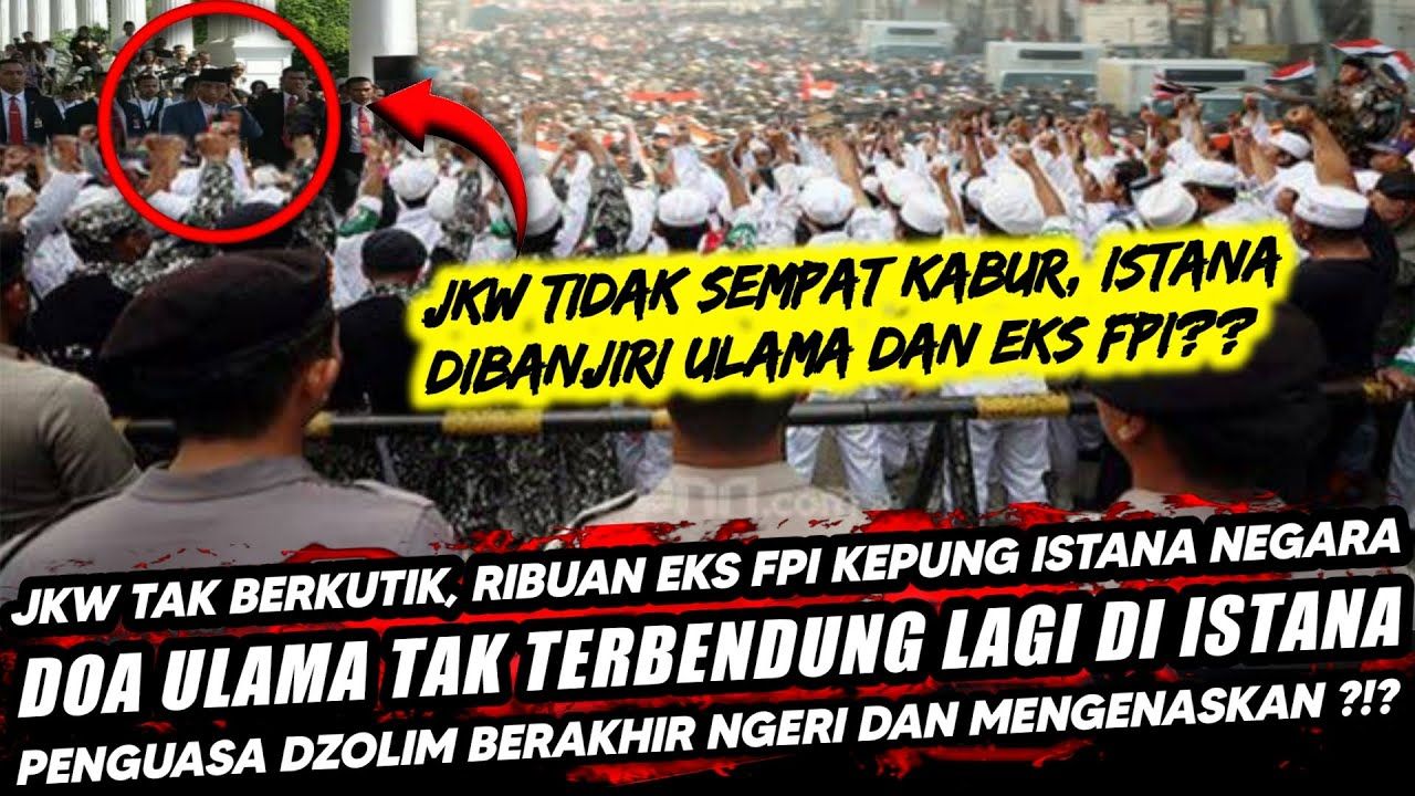tangkap layar Jokowi Dikepung Eks FPI di Gedung Istana dan Tak Sempat Kabur, Simak Fakta Sebenarnya 