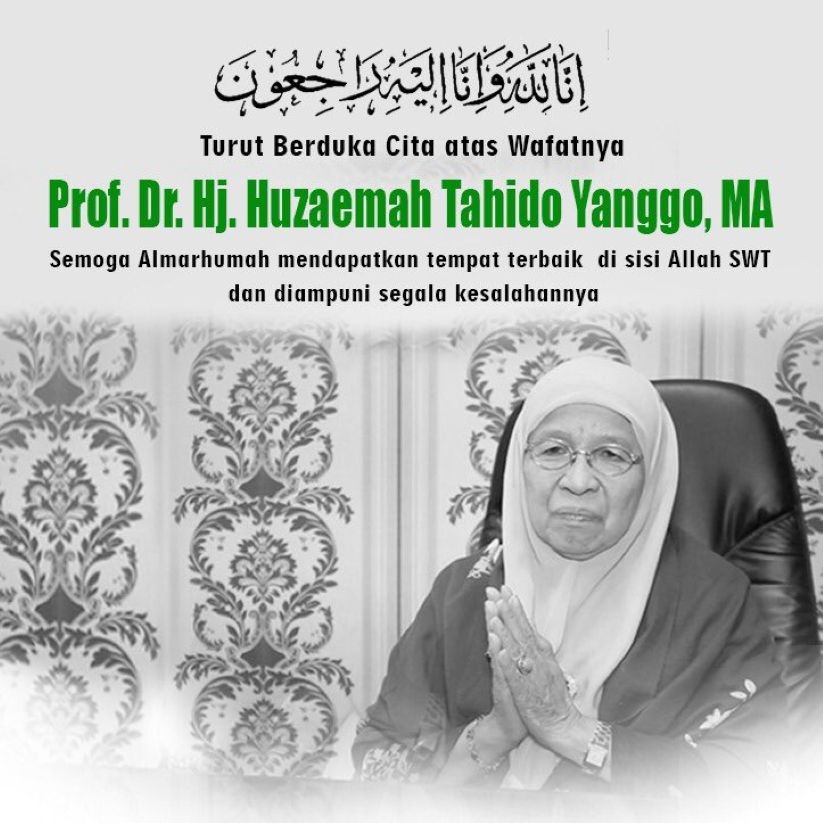 Pakar Fiqih Prof. Dr. Hj. Huzaemah Tahido Yanggo MA meninggal dunia karena terpapar Covid-19