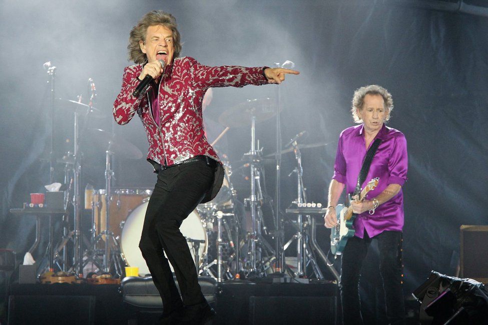 Salah satu penampilan pentas The Rolling Stones.
