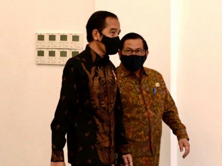 Presiden Jokowi dan Pramono Anung