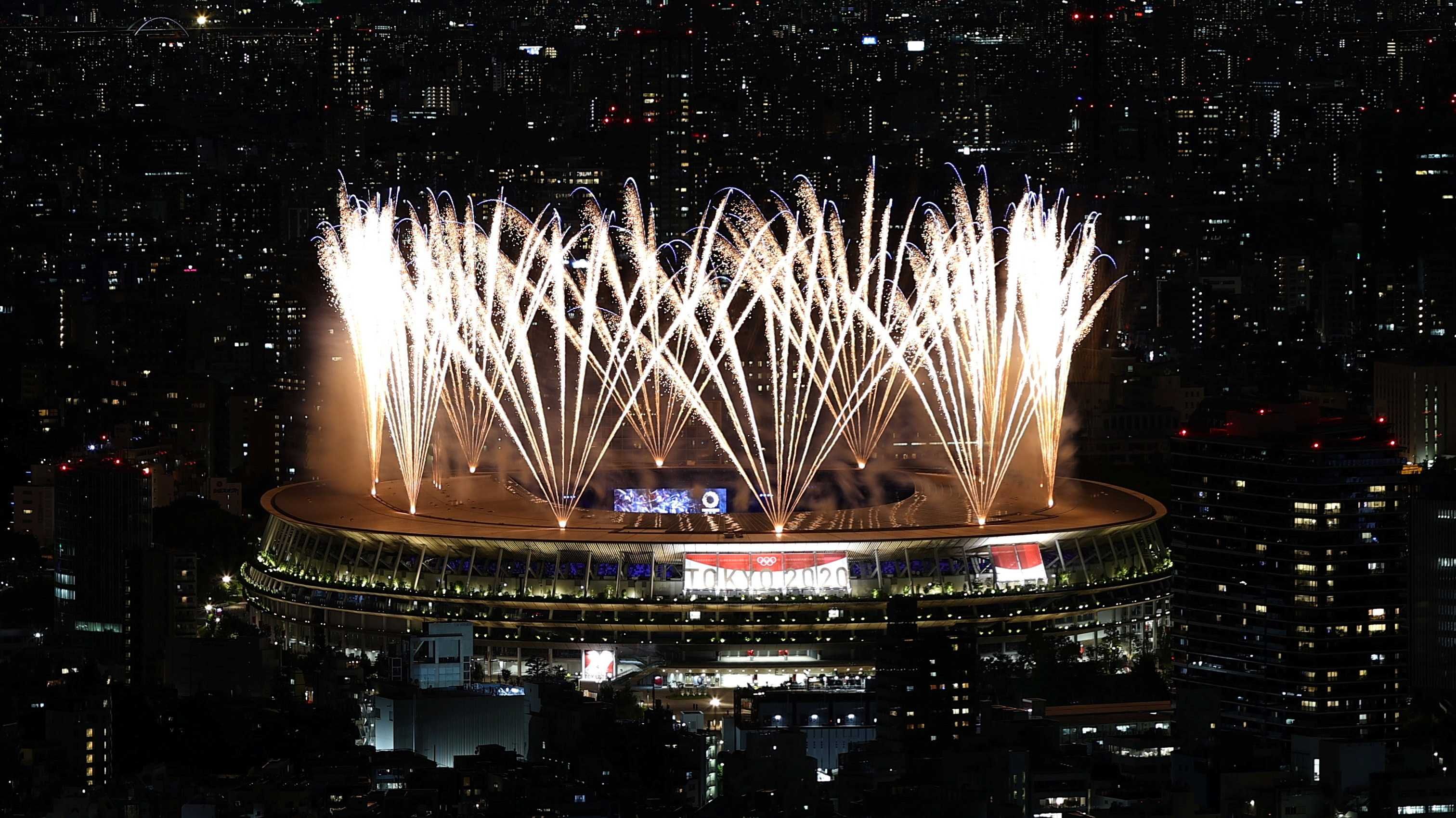 Pesta pembukaan Olimpiade Tokyo 2020.